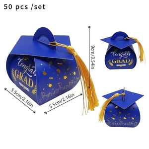 Einfarbige Beschichtete Papier Recycelbare Faltbare Hundehütte Gestempelte Geschenkbox mit Griff für Haustier-Party Snack-Dekorationen - Product Image 3