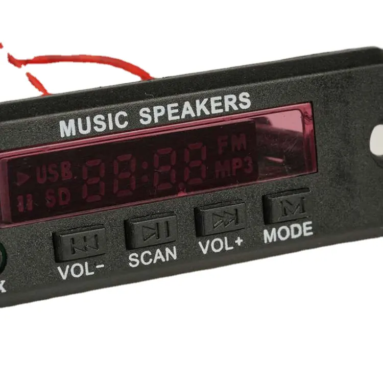Car Kit MP3 Player Decoder Board Color Screen FM Radio TF USB 3.5 Mm AUX Audio