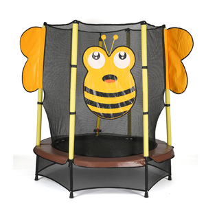 Mini trampoline à ressorts silencieux très vendu, résistant à l'usure, avec barre de sécurité pour l'exercice des enfants - Product Image 2