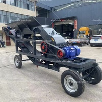 Concasseur à marteaux mobile en verre de grande capacité, concasseur à marteaux mobile électrique pour minerai de manganèse, concasseur à marteaux mobile pour minerai de fer, concasseur à marteaux mobile pour pierres