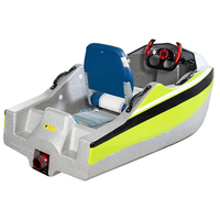 Kart électrique en fibre de verre 15KW 72V Mini Kart de mer à jet pour les eaux océaniques pour les sports nautiques et les courses de bateaux de pêche