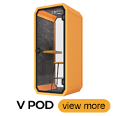 Pod de travail pour une seule personne Bureau portable moderne Cabine téléphonique de bureau privée à l'intérieur Pod de bureau insonorisé en aluminium