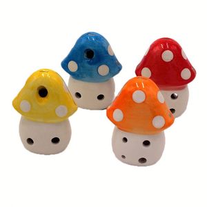 Wholesale Affordable Short-mouthed Ceramic Flute with 3 Holes and 6 Holes. Beginner <strong>Alto</strong> Flute in C Key. Children's Toy - Product Image 4