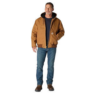 American Style Best Seller 12OZ Duck <strong>Canvas</strong> Quilted Lining <strong>Jacket</strong> Waterproof Fabric <strong>Men's</strong> Winter <strong>Jacket</strong> - Product Image 6