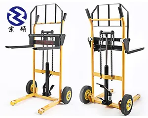 Prix direct usine 200kg mini gerbeur de chariot élévateur manuel hydraulique à main à vendre