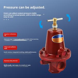 Erdgas-Druckregelventil 1588DN25 Primäres Mitteldruckventil Winkelstruktur Pneumatisch 1/2\"-2\" Anschluss Druck - Product Image 2