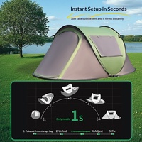 Tente bateau pop-up personnalisée, sans assemblage, imperméable, anti-moustiques, protection solaire, grand espace pour le camping en plein air