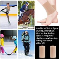 Protège-chevilles en gel rembourrés pour patins à glace, respirants et antidérapants, pour le hockey, le roller et le ski
