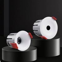 Spot LED encastré COB pour salon, Zigbee, dimmable, 7W 12W, CRI93, garantie 3 ans, angle de faisceau 24/36°, aluminium, IP40