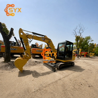 Малоиспользованный оригинальный японский гусеничный экскаватор CAT 305.5E с ковшом 0.25 м³, 6 тонн, для карьерных работ и строительства