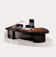 Table de bureau de patron en bois moderne et luxueuse, table de bureau, bureau de direction