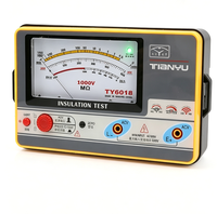 TY6045 (100V-250V-500V-1000V) Mégohmmètre analogique TESTEUR D'ISOLATION 0.5-2000M