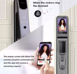 กุญแจล็อคอัจฉริยะ Tuya WiFi Zigbee ระบบจดจำใบหน้า 3 มิติ พร้อมลายนิ้วมือ กล้องวงจรปิดอัจฉริยะอเนกประสงค์ - Product Image 2