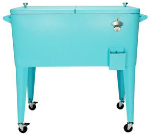 Carrito Enfriador de Bebidas para Patio de 80QT, Carrito Enfriador de Vino, <span class=keywords><strong>Amazon</strong></span> - Product Image 4