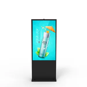Centre commercial extérieur LCD publicité affichage numérique Kiosque de signalisation Windows Android LCD écran tactile affichage publicitaire et lecteur
