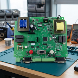 แผงควบคุม6.0 LU6.0 KZX002 48V ส่วนประกอบอิเล็กทรอนิกส์ SMT บริการประกอบ PCB พร้อม enig พื้นผิวการตกแต่งสำหรับหน่วยยก - Product Image 4