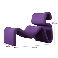 Fauteuil de relaxation moderne, style nordique simple, en verre et bois massif, pour balcon, salon, bureau à domicile, mobilier de maison