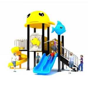 Steel material climbing serie plastic outdoor play structure new products outdoor playground play