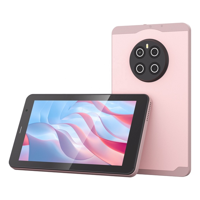 Wholesale 2024 C Idea 7 Inch Pink Portable Android 13 System Tablet PC MTK 8+512GB Storage Dual Camera 6000mAh 5G Learning