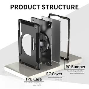 Custodia per Tablet con Supporto Girevole a 360° e Slot per Stilo, Antiurto, in PC, per Samsung <span class=keywords><strong>Galaxy</strong></span> <span class=keywords><strong>Tab</strong></span> S8 <span class=keywords><strong>11</strong></span> Pollici SM-X730 SM-X736B - Product Image 4