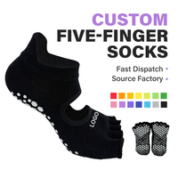 Chaussettes pour femmes JS Sample Acceptable, taille personnalisée, antidérapantes, respirantes, chaussettes de Pilates pour toutes les saisons
