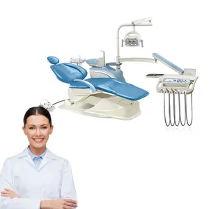 Pabrik Peralatan kursi Dental, kursi dental medis set mesin unit dental led mewah