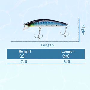 Leurres Surprise 7,5g, <span class=keywords><strong>Leurre</strong></span> Flottant Minnow, Appâts de Pêche, Accessoires de Pêche, Leurres Durs pour la Pêche en Eau Salée - Product Image 3