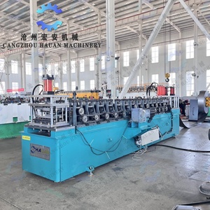 Máquina Automática de Conformación de Rollos para Paneles de Estanterías y Racks de Almacenamiento con Motor, Bomba, Rodamiento, Caja de Engranajes y PLC - Product Image 4