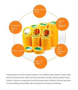 Nastro Adesivo <span class=keywords><strong>per</strong></span> Mascheratura <span class=keywords><strong>Auto</strong></span> 2025, Vendita Calda, Rotolo da 1 Pollice 50m, Nastro <span class=keywords><strong>per</strong></span> Verniciatura <span class=keywords><strong>Auto</strong></span>, Rotolo Jumbo 50mm - Product Image 4