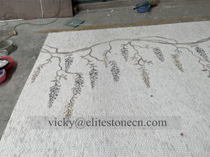 キッチン、バスルームのバック スプラッシュ、モザイクタイル、ウォールアート、天然石モザイクタイル、インテリア、キッチン、バスルームの装飾用 - Product Image 3