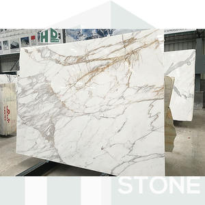 HDSTONE Italia oro <span class=keywords><strong>Calacatta</strong></span> Vagli Oro mármol con vetas de oro Natural Calcuta oro mármol Losa - Product Image 4
