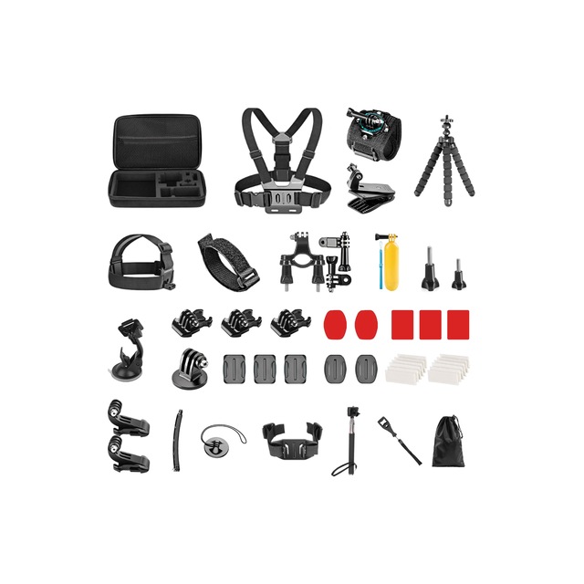 OEM High Quality Aluminum Alloy Action Sports Camera Accessory Kit 50 1 Chest Strap Travel Storage for /Insta360 Lightweight