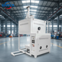 Four de fusion à agitation GWDL 1700C 200 kg/h avec moteur, contrôle PLC, construction en alliage d'acier inoxydable, économie d'énergie, précision