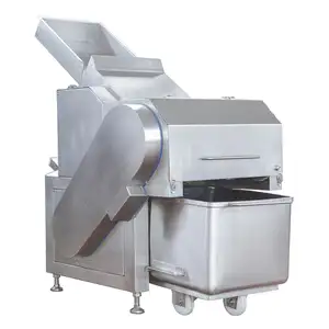 Frozen meat block cutting flakers machine