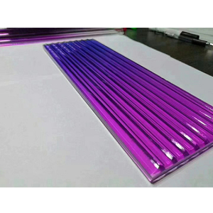 Lámina de cristal de fusión para puerta, texturas decorativas templadas de <span class=keywords><strong>hierro</strong></span> bajo de 8mm y 10mm de diseño moderno para decoración de interiores de hotel y ducha - Product Image 3