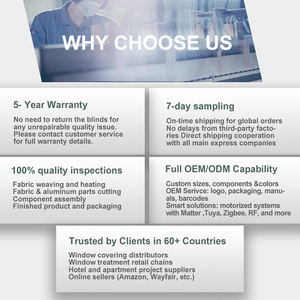 Пользовательские беспроводные электрические солнцезащитные затемненные очки Tuya Matter Zigbee с автоматическим умным окном, солнечные затыльники, моторизованные роликовые жалюзи - Product Image 5