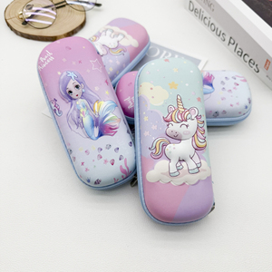 Estuche de <span class=keywords><strong>gafas</strong></span> portátil resistente a la presión para <span class=keywords><strong>mujer</strong></span> con logotipo personalizado Empaquetado de <span class=keywords><strong>gafas</strong></span> para miopía con personalidad para estudiantes - Product Image 2