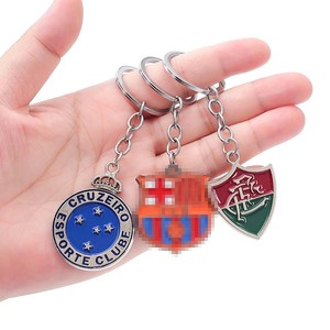 Bán Buôn Brazil Câu Lạc Bộ Bóng Đá Keychain Sang Trọng Men Đội Bóng Đá Móc Chìa Khóa Tùy Chỉnh Kim Loại Móc Khóa Quà Tặng Khuyến Mãi - Product Image 3