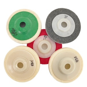 Disco de Pulido de Lana y Fibra de Nailon para Acabado Fino y Tratamiento Suave de Superficies - Product Image 1