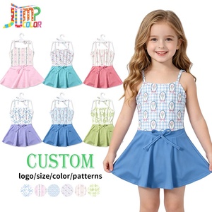 Tiaose <span class=keywords><strong>Abbigliamento</strong></span> Alla Moda per Bambini, Nuovo Set Due Pezzi per Ragazze, Canotta con Bretelle e Gonna Yoga con Fiocco, Completo Sportivo - Product Image 1