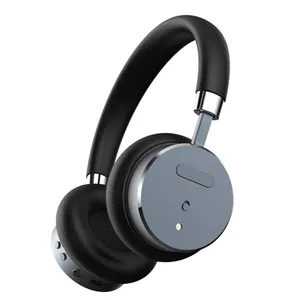 Grosir Headset Berkualitas Baik dengan Mikrofon Headphone Peredam Bising Aktif Bandana Putar Stereo Hifi Nirkabel