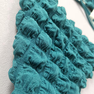 Traje de Baño de Dos Piezas para Mujer 2025, Sexy, con Cuello Halter, Cintura Baja, con Perlas, Transpirable y Antibacteriano - Product Image 6