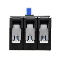 Disjoncteur modulaire monophasé et triphasé TOMZN TOM7 2P 3P 4P AC400V 100A 125A 150A 160A 200A 250A pour ascenseur