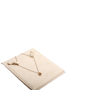 Bolsa de Embalaje para Joyería Personalizada con Logotipo, de Microfibra de Lujo, Antipolvo, con Cierre de Cordón, Cuadrada, de 10x15 cm, para Collares - Product Image 1