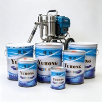 Peinture polyuréthane acrylique transparente Yuhong, bonnes propriétés mécaniques, longue durée