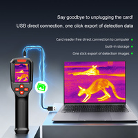 Caméra thermique HD avec écran 240x240, sensibilité thermique 50mk, 7 palettes de couleurs, portable, pour la détection de points chauds en gros, OEM