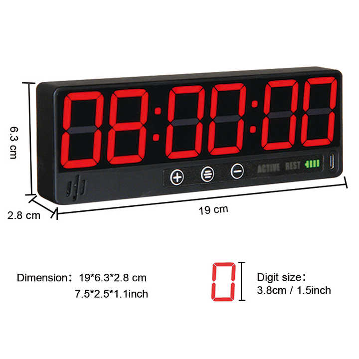 CHEETIE CP50A Magnetic Digital Timer Mini Electronic Multifunction Wall ...