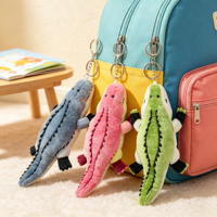 Porte-clés en peluche crocodile personnalisé, boîte mystère, fabrication sur mesure OEM ODM, couleur personnalisée, pour sac