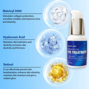 OEM ODM <span class=keywords><strong>Acide</strong></span> <span class=keywords><strong>hyaluronique</strong></span> Vitamine E Réduit les rides Anti-âge Réparation <span class=keywords><strong>des</strong></span> <span class=keywords><strong>yeux</strong></span> Rétinol Crème pour les <span class=keywords><strong>yeux</strong></span> - Product Image 2