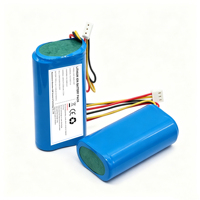 Batterie lithium-ion 18650 2S1P 7,4 V 2200 mAh, pack de batteries Li-Ion 7,4 V 18650 2S, 2,2 Ah, pack de batteries cylindriques 18650 personnalisé